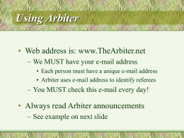 Arbiter - Reflady.com