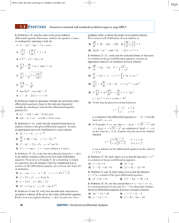 1.1 Exercises Answers to selected odd