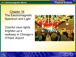 18.1 Electromagnetic Waves