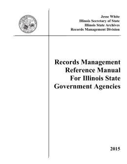 Records Management Reference Manual For Illinois State