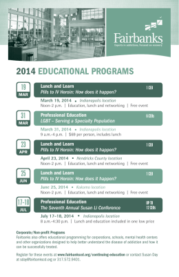 2014 Educational Programs