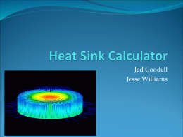 Heat Sink Calculator