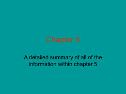 Chapter 5 - chss