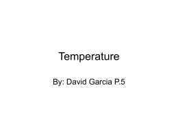 How is temperature commonly measured?