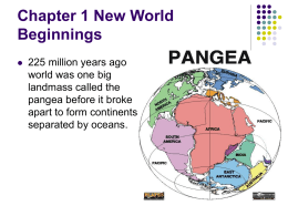 Chapter 1 New World Beginnings