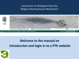 Introduction-login.1.pps - Belgian Clearing House Mechanism