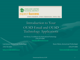OUSD Communications-Outlook Web Access-Email