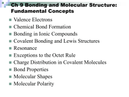 Ch 8 Atomic Electron Configurations and Chemical Periodicity