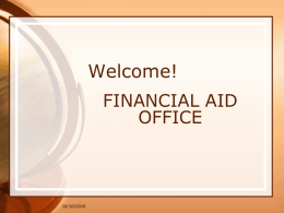 Financial Aid Information