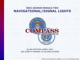nscc seaman module two navigational/signal lights - Homeport