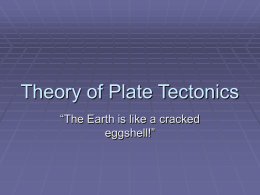 plate tectonics - Moore Middle School
