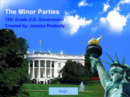 The Minor Parties - Jessica Peabody Roselli