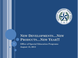 Section 504 - HISD Special Education Updates