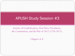 APUSH Study Session #3