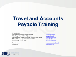 Accounts Payable Business Processes