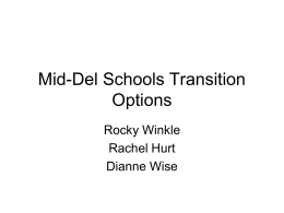 TRANSITION IN MID