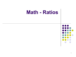 Ratios - Simpson County Schools