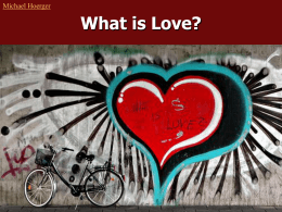 What is Love? - Michael Hoerger