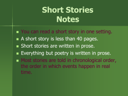 Short Story Powerpoint