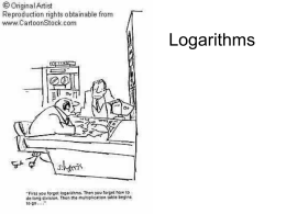 Logarithms - PWISTA.com
