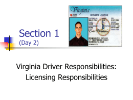 Types of Licenses In VA