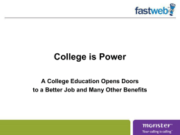 College Is Power