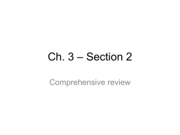 Ch. 3 – Section 2