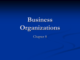 Business Orginizations - Whitesboro Central School