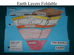 Earth-Interior Foldable Notes