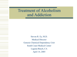 Treating Alcohol Dependence