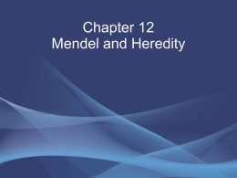 Section 1: Origins of Hereditary Science
