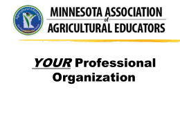 - Minnesota Association of Agricultural Educators