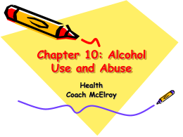 Chapter 10: Alcohol