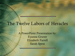 The Twelve Labors of Heracles