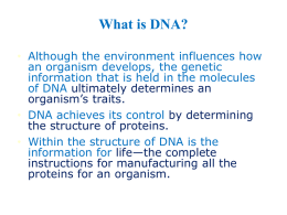 What is DNA? - ScienceWithMrShrout