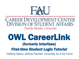 OWL CareerLink (formerly Interfase)