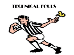 The Technical Fouls
