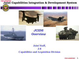 Joint Capabilities Integration and Development System