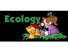 Notes - Ecology - AP Environmental Science