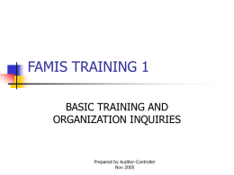 Famis Training 1 - Santa Cruz County Home