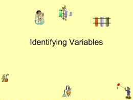 Identifying Variables - U