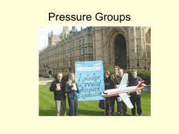 AS Pressure Groups