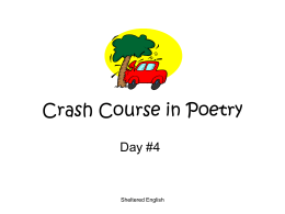 Crash Course in Poetry