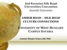 AMBER ROAD - Eurasian Silk Road Universities Consortium