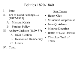 Politics 1820-1840 (posted 11/11/10)
