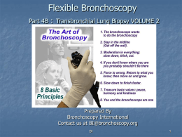 PowerPoint: 2.8MB - Bronchoscopy International