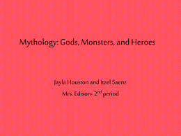 Mythology: Gods, Monsters, and Heroes - edison