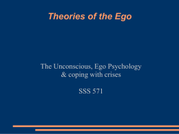 Theories of the Ego