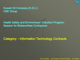 Information Technology Contracts - Kuwait Oil Company e