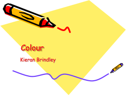 Colour - Technology in the Mearns